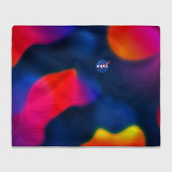 Плед флисовый Nasa gradient sportcolor, цвет: 3D-велсофт