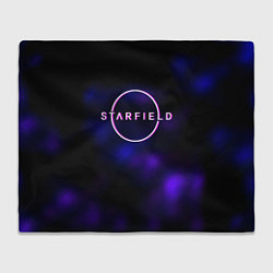 Плед флисовый Starfield тёмное небо из игры, цвет: 3D-велсофт