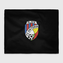 Плед флисовый Viktoria fc club, цвет: 3D-велсофт