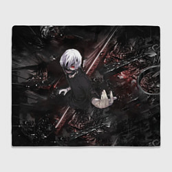 Плед флисовый Tokyo Ghoul anime, цвет: 3D-велсофт