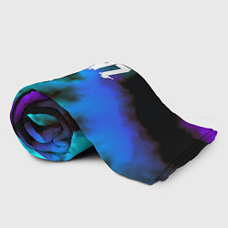 Плед флисовый Dayz неоновый космос, цвет: 3D-велсофт — фото 2