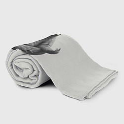 Плед флисовый Ленивиц в позе лотоса, цвет: 3D-велсофт — фото 2