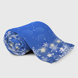 Плед флисовый Снежный паттерн, цвет: 3D-велсофт — фото 2