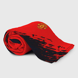 Плед флисовый Manchester United colors sport, цвет: 3D-велсофт — фото 2