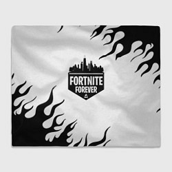 Плед флисовый Epic games fortnite fire, цвет: 3D-велсофт