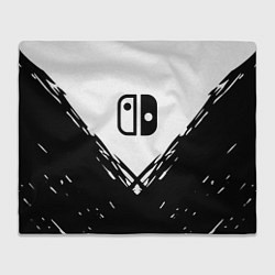 Плед флисовый Nintendo краски лого, цвет: 3D-велсофт