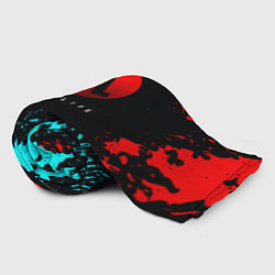 Плед флисовый Half life краска текстура валф, цвет: 3D-велсофт — фото 2