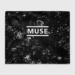 Плед флисовый Muse black ice, цвет: 3D-велсофт