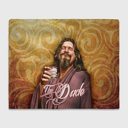 Плед флисовый The Big Lebowski dude, цвет: 3D-велсофт