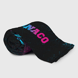 Плед флисовый Monaco - neon gradient по-горизонтали, цвет: 3D-велсофт — фото 2