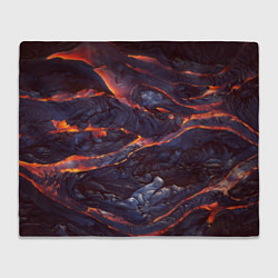 Плед флисовый Лавовые реки, цвет: 3D-велсофт