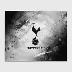 Плед флисовый Tottenham sport на светлом фоне, цвет: 3D-велсофт