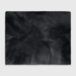 Плед флисовый Тёмный серый дымчатый, цвет: 3D-велсофт