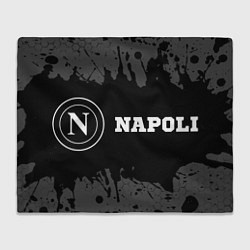 Плед флисовый Napoli sport на темном фоне по-горизонтали, цвет: 3D-велсофт