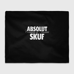 Плед флисовый Skuf absolut, цвет: 3D-велсофт