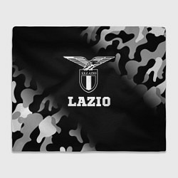 Плед флисовый Lazio sport на темном фоне, цвет: 3D-велсофт