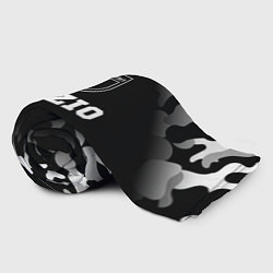 Плед флисовый Lazio sport на темном фоне, цвет: 3D-велсофт — фото 2