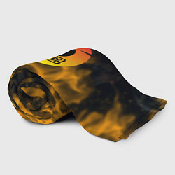 Плед флисовый PUBG огненный стиль, цвет: 3D-велсофт — фото 2