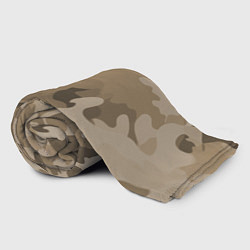 Плед флисовый Камуфляж сепия, цвет: 3D-велсофт — фото 2