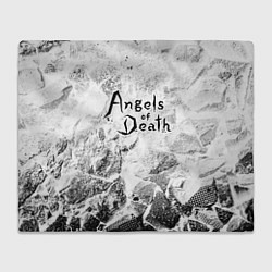 Плед Angels of Death white graphite