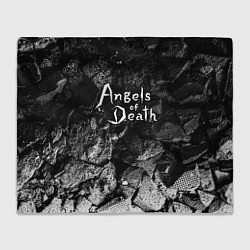 Плед Angels of Death black graphite