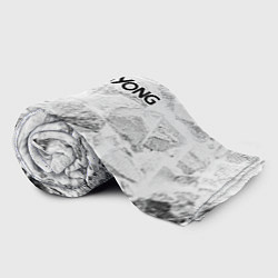 Плед флисовый SsangYong white graphite, цвет: 3D-велсофт — фото 2