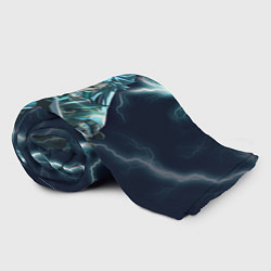 Плед флисовый Джиян - Грозовые волны, цвет: 3D-велсофт — фото 2