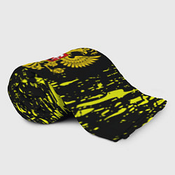 Плед флисовый Borussia жёлтые краски, цвет: 3D-велсофт — фото 2