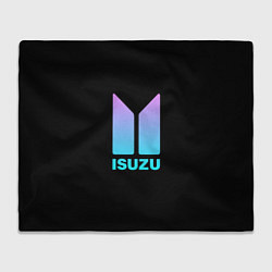 Плед флисовый Isuzu neon steel, цвет: 3D-велсофт