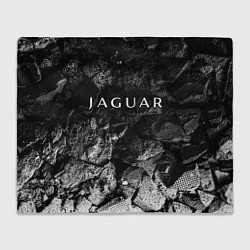 Плед флисовый Jaguar black graphite, цвет: 3D-велсофт