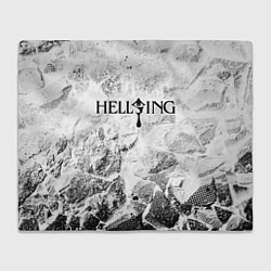 Плед флисовый Hellsing white graphite, цвет: 3D-велсофт
