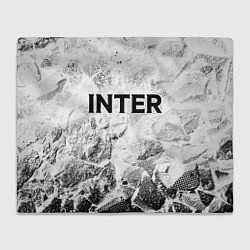 Плед флисовый Inter white graphite, цвет: 3D-велсофт