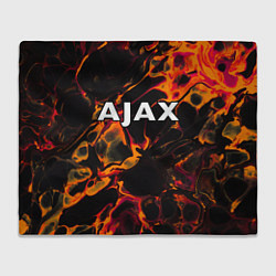 Плед флисовый Ajax red lava, цвет: 3D-велсофт