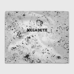 Плед флисовый Megadeth dirty ice, цвет: 3D-велсофт