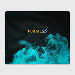 Плед флисовый Portal fire blue, цвет: 3D-велсофт