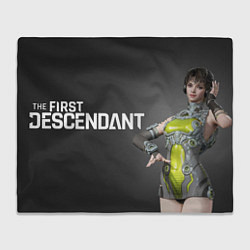 Плед флисовый The First Descendant - sci fi, цвет: 3D-велсофт