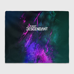 Плед флисовый Texture - The First Descendant, цвет: 3D-велсофт