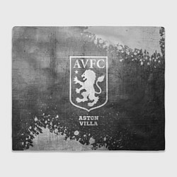 Плед флисовый Aston Villa - grey gradient, цвет: 3D-велсофт