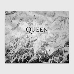 Плед флисовый Queen white graphite, цвет: 3D-велсофт