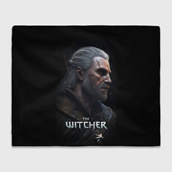 Плед флисовый The Witcher poster, цвет: 3D-велсофт