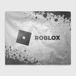 Плед флисовый Roblox - white gradient по-горизонтали, цвет: 3D-велсофт