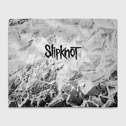 Плед флисовый Slipknot white graphite, цвет: 3D-велсофт