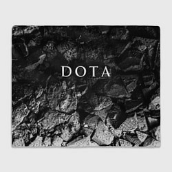 Плед Dota black graphite