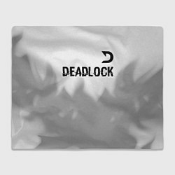 Плед флисовый Deadlock glitch на светлом фоне посередине, цвет: 3D-велсофт