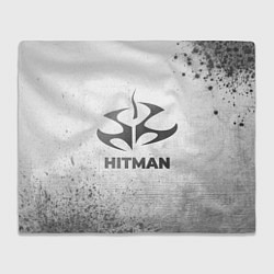 Плед флисовый Hitman - white gradient, цвет: 3D-велсофт