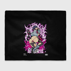 Плед флисовый Джейн Доу - Zenless zone zero, цвет: 3D-велсофт