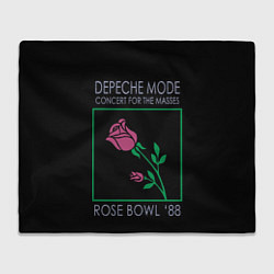 Плед флисовый Depeche Mode - Rose Bowl, цвет: 3D-велсофт