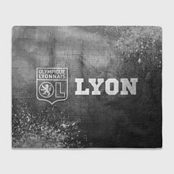 Плед флисовый Lyon - grey gradient по-горизонтали, цвет: 3D-велсофт