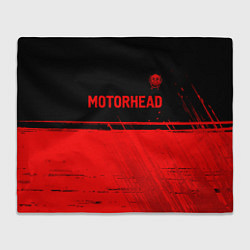 Плед Motorhead - red gradient посередине