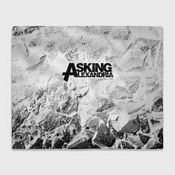 Плед Asking Alexandria white graphite